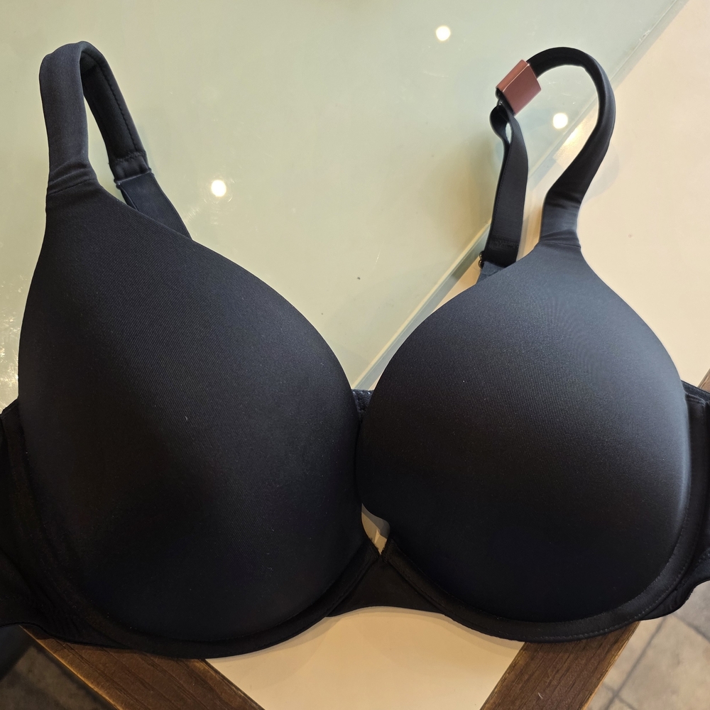 Cacique By Lane Bryant Black Smooth Boost Plunge Bra - 42C